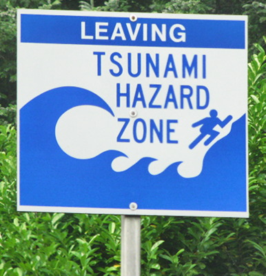 leaving tsunami hazard